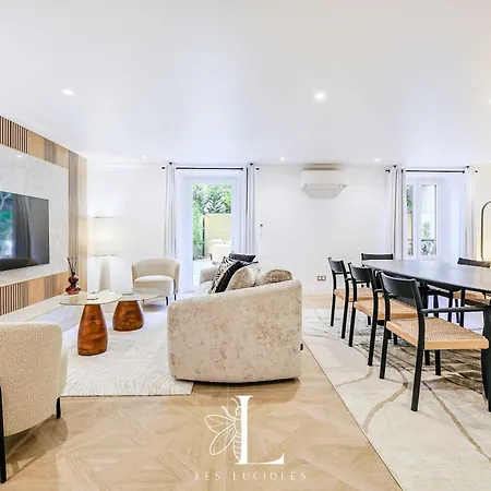Les Lucioles 10 - Luxury Garden 3 Bedrooms - Sleeps 8 Lejlighed Cannes